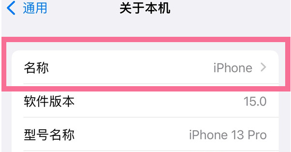 河津苹果13维修分享iPhone 13热点名字设置教程 
